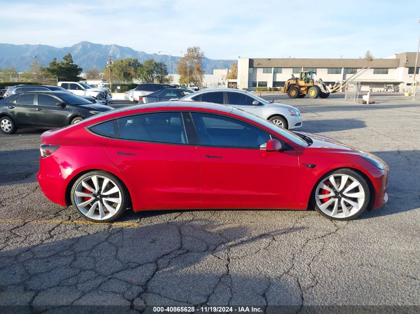 2018 Tesla Model 3 Long Range/Performance VIN: 5YJ3E1EBXJF055508 Lot: 40865628