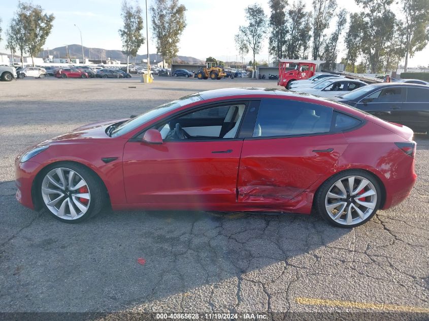 2018 Tesla Model 3 Long Range/Performance VIN: 5YJ3E1EBXJF055508 Lot: 40865628