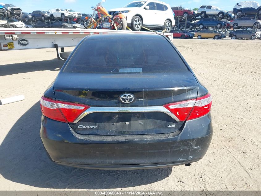 2016 Toyota Camry Le VIN: 4T1BF1FK5GU237734 Lot: 40865643