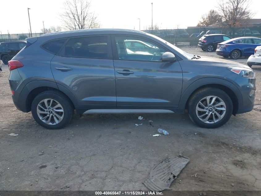 2018 Hyundai Tucson Sel VIN: KM8J3CA45JU730328 Lot: 40865647