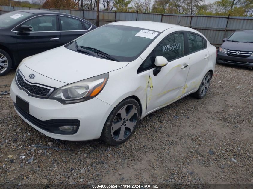 2012 Kia Rio Sx VIN: KNADN4A35C6063676 Lot: 40865654