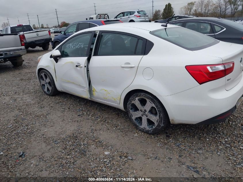 2012 Kia Rio Sx VIN: KNADN4A35C6063676 Lot: 40865654