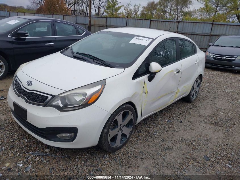 2012 Kia Rio Sx VIN: KNADN4A35C6063676 Lot: 40865654