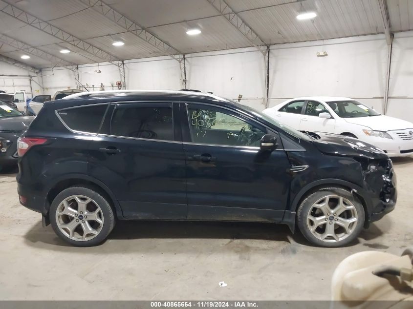 2017 Ford Escape Titanium VIN: 1FMCU0J94HUB27638 Lot: 40865664