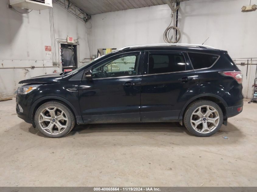 2017 Ford Escape Titanium VIN: 1FMCU0J94HUB27638 Lot: 40865664