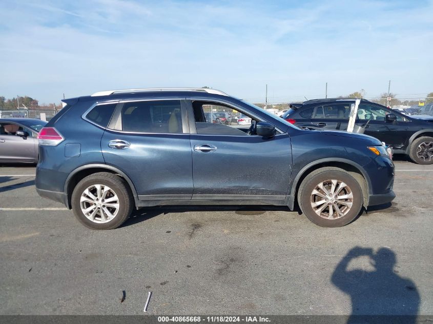 2016 Nissan Rogue Sv VIN: 5N1AT2MT4GC891054 Lot: 40865668