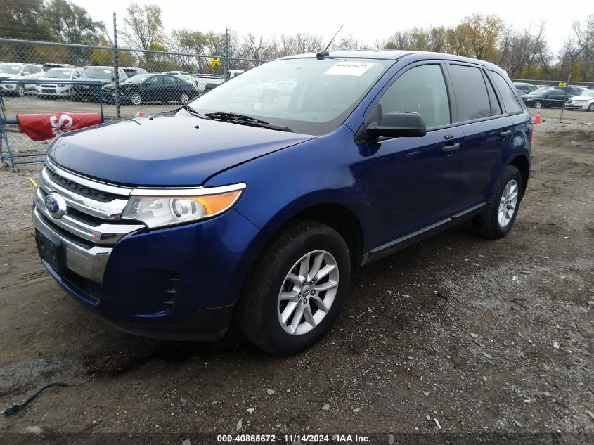 VIN 2FMDK3GCXDBB13967 2013 Ford Edge, SE no.2