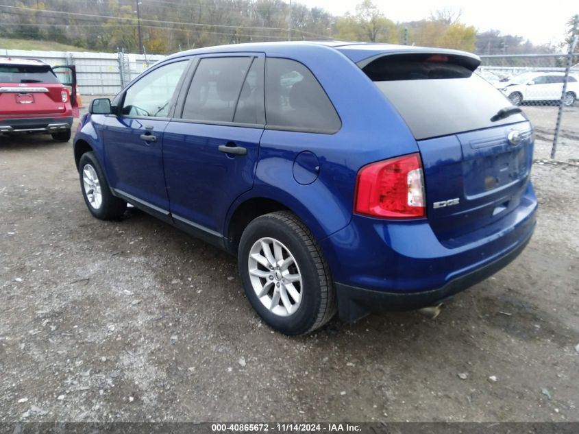 VIN 2FMDK3GCXDBB13967 2013 Ford Edge, SE no.3