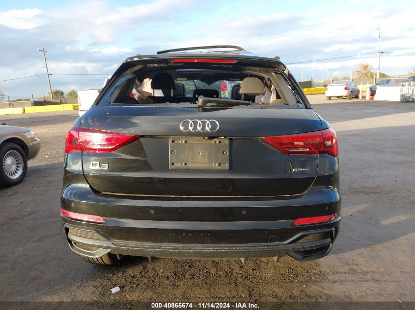 2020 Audi Q3 Premium Plus 45 Tfsi S Line Quattro Tiptronic VIN: WA1EECF38L1036764 Lot: 40865674