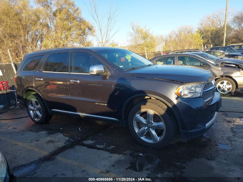 2013 Dodge Durango Citadel VIN: 1C4SDJET6DC565752 Lot: 40865695