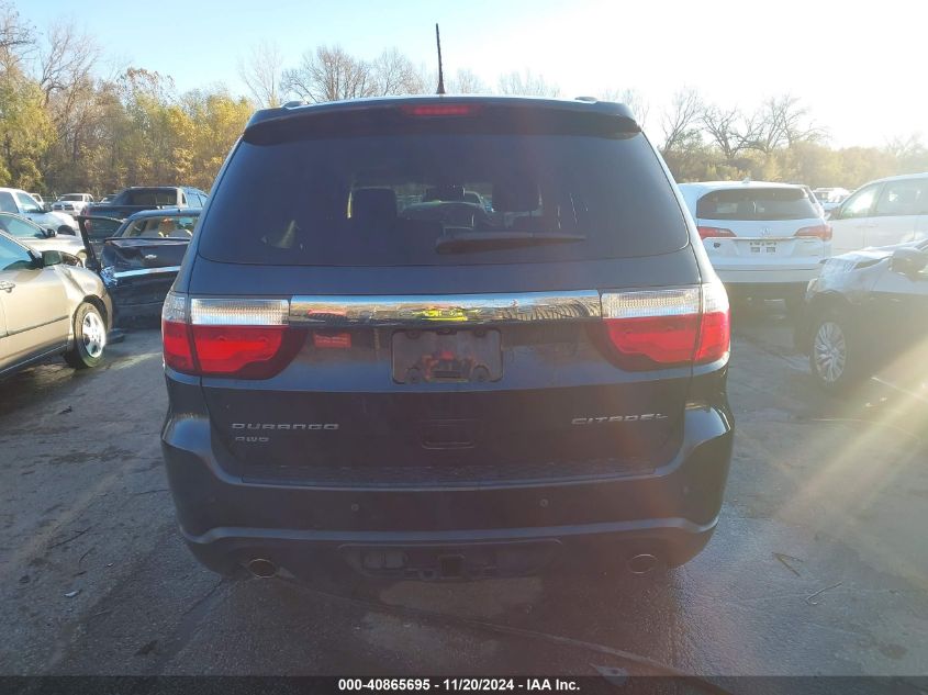 2013 Dodge Durango Citadel VIN: 1C4SDJET6DC565752 Lot: 40865695