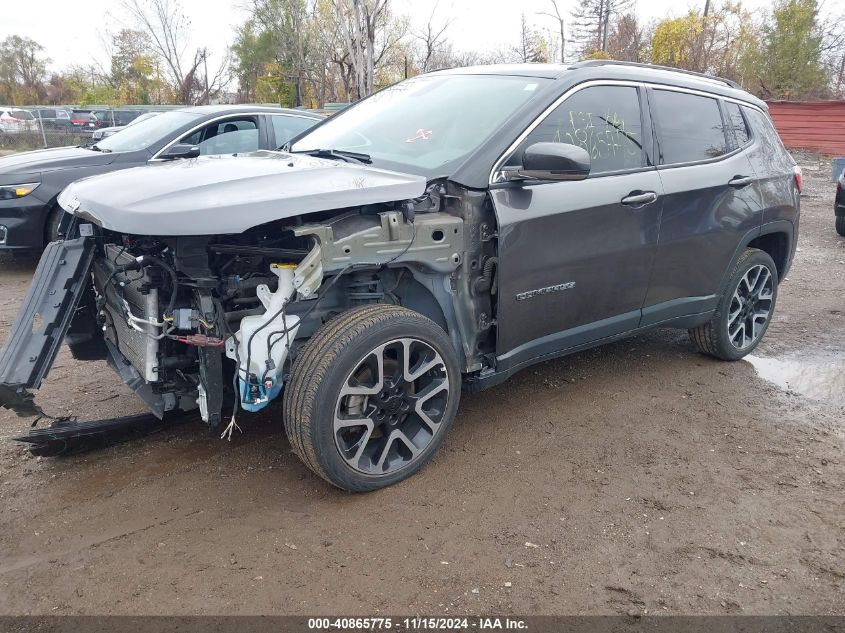 2019 Jeep Compass Limited 4X4 VIN: 3C4NJDCB7KT734342 Lot: 40865775