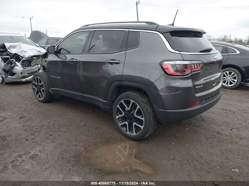 2019 Jeep Compass Limited 4X4 VIN: 3C4NJDCB7KT734342 Lot: 40865775