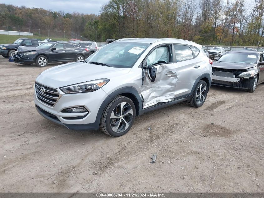 VIN KM8J33A26GU149525 2016 Hyundai Tucson, Limited no.2