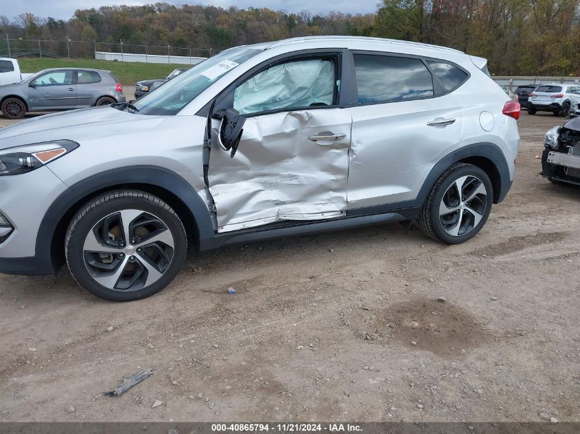 2016 Hyundai Tucson Limited VIN: KM8J33A26GU149525 Lot: 40865794