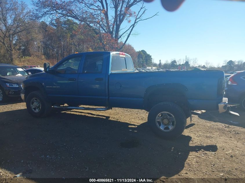 2003 Dodge Ram 2500 Slt/Laramie/St VIN: 3D7KU28C43G833555 Lot: 40865821