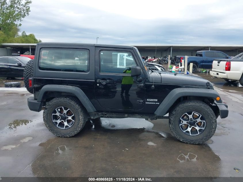 2013 Jeep Wrangler Sport VIN: 1C4AJWAGXDL706204 Lot: 40865825