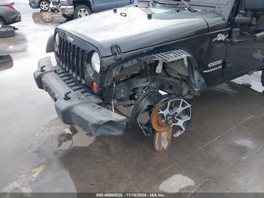 2013 Jeep Wrangler Sport VIN: 1C4AJWAGXDL706204 Lot: 40865825