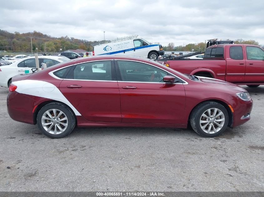 2015 Chrysler 200 C VIN: 1C3CCCCB5FN550359 Lot: 40865851