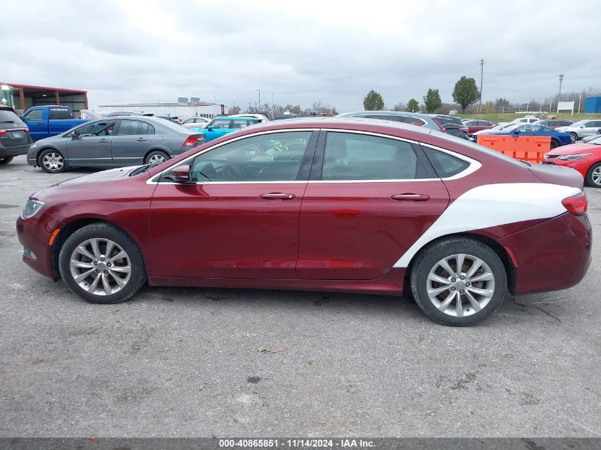 2015 Chrysler 200 C VIN: 1C3CCCCB5FN550359 Lot: 40865851