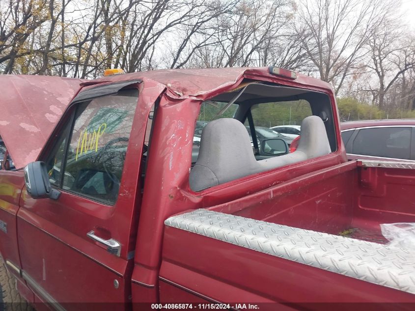 1997 Ford F-250 Xl VIN: 1FTHF26H5VEB81858 Lot: 40865874