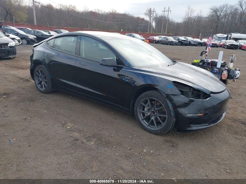 VIN 5YJ3E1EA1MF854931 2021 Tesla Model 3, Standard... no.1