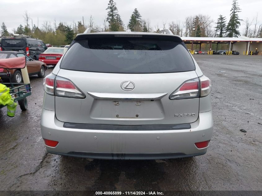 2014 Lexus Rx 350 VIN: 2T2BK1BA5EC226087 Lot: 40865899