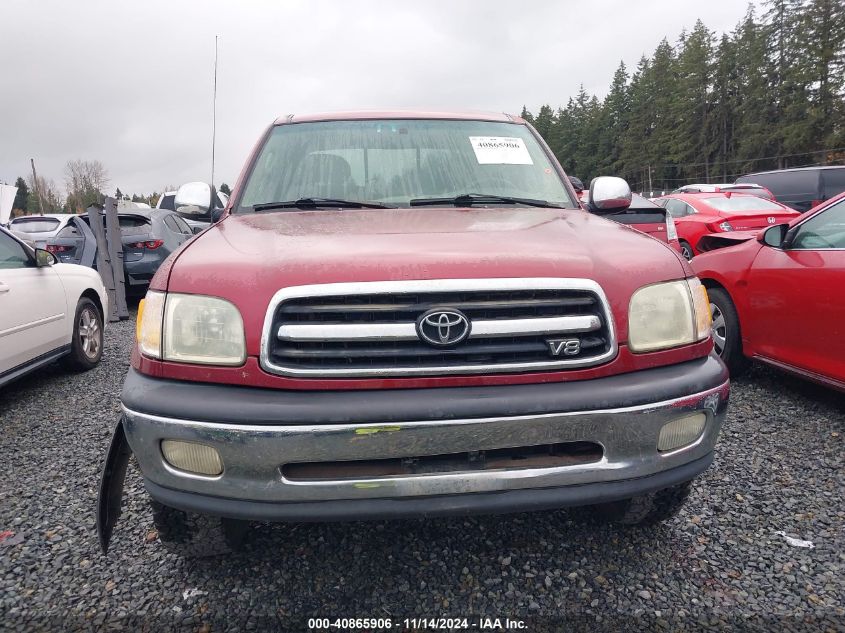 2002 Toyota Tundra Sr5 V8 VIN: 5TBBT44182S258382 Lot: 40865906