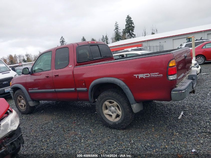 2002 Toyota Tundra Sr5 V8 VIN: 5TBBT44182S258382 Lot: 40865906