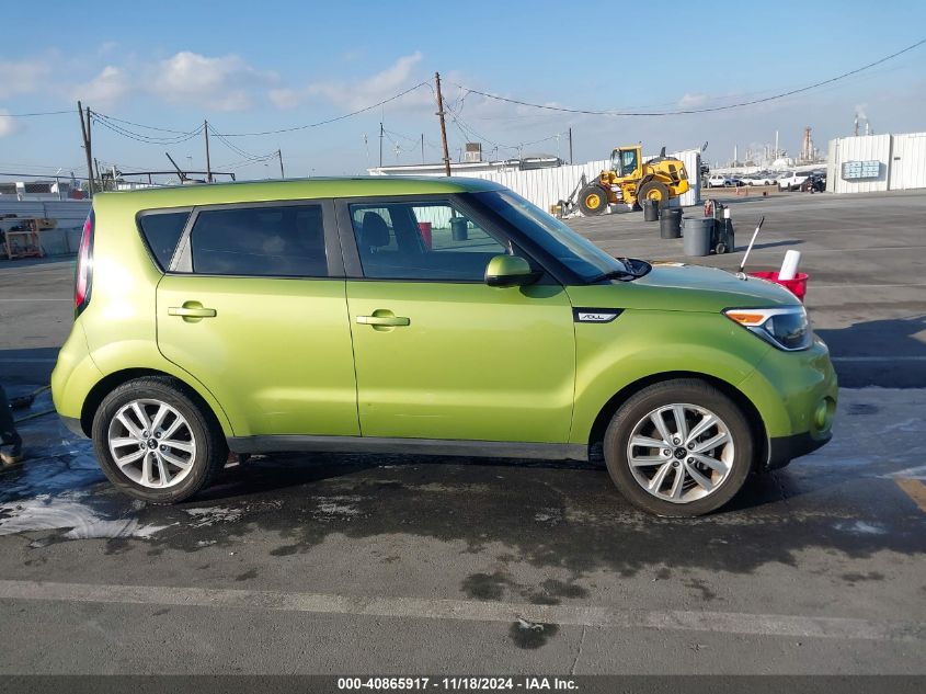 2018 Kia Soul + VIN: KNDJP3A5XJ7891113 Lot: 40865917