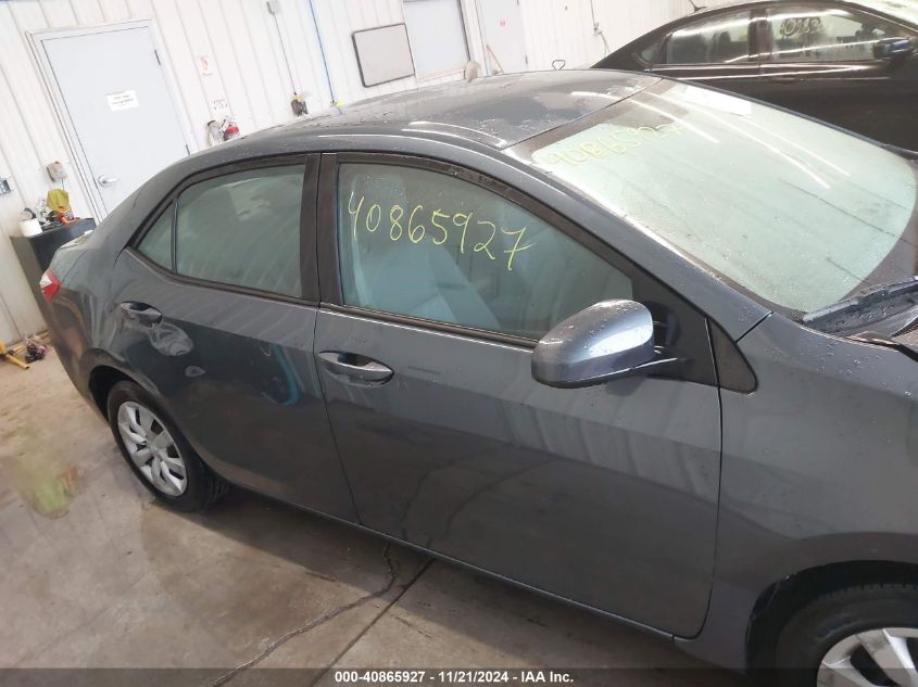 2015 Toyota Corolla Le VIN: 2T1BURHE4FC475280 Lot: 40865927