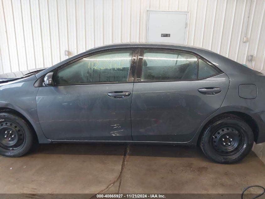 2015 Toyota Corolla Le VIN: 2T1BURHE4FC475280 Lot: 40865927