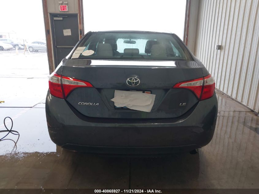 2015 Toyota Corolla Le VIN: 2T1BURHE4FC475280 Lot: 40865927