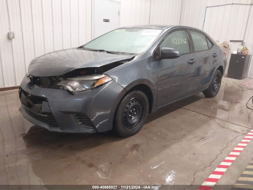 2015 Toyota Corolla Le VIN: 2T1BURHE4FC475280 Lot: 40865927