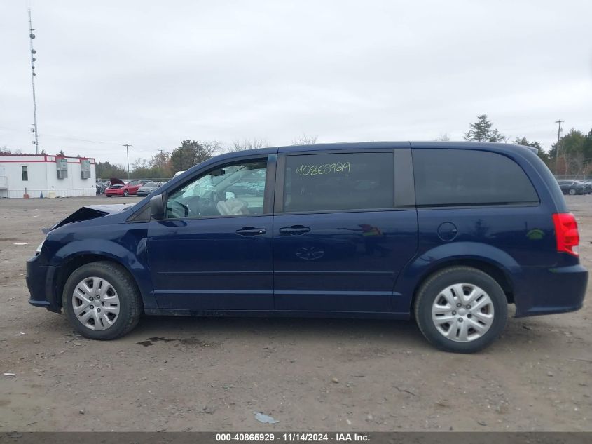 2015 Dodge Grand Caravan Se VIN: 2C4RDGBG6FR580996 Lot: 40865929