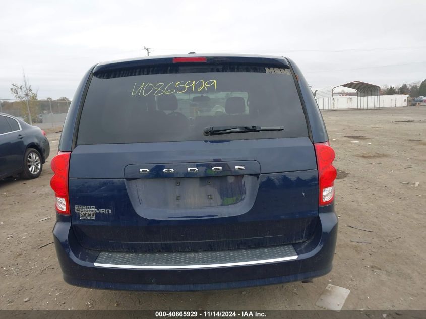 2015 Dodge Grand Caravan Se VIN: 2C4RDGBG6FR580996 Lot: 40865929