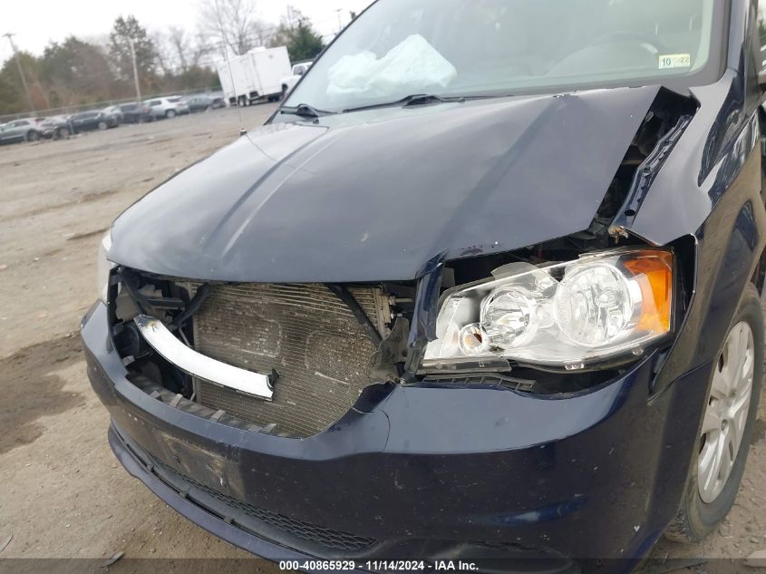 2015 Dodge Grand Caravan Se VIN: 2C4RDGBG6FR580996 Lot: 40865929