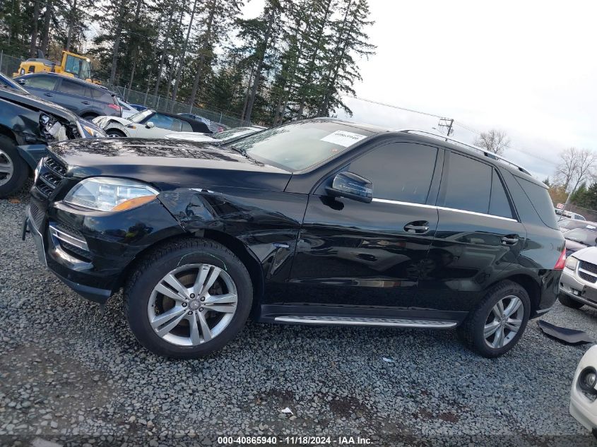 2012 Mercedes-Benz Ml 350 4Matic VIN: 4JGDA5HB6CA020507 Lot: 40865940