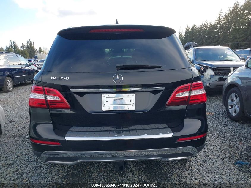 2012 Mercedes-Benz Ml 350 4Matic VIN: 4JGDA5HB6CA020507 Lot: 40865940