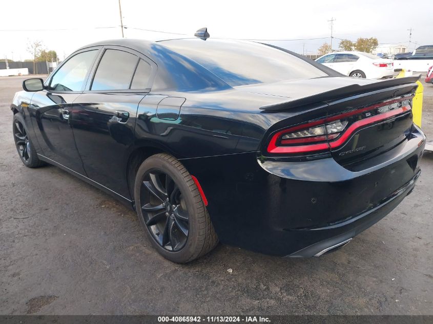 VIN 2C3CDXHG0JH207047 2018 Dodge Charger, Sxt Plus Rwd no.3