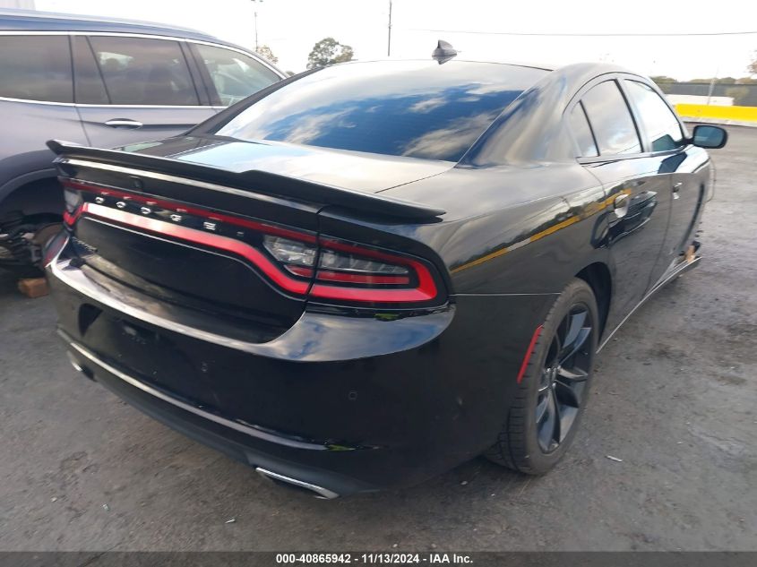 VIN 2C3CDXHG0JH207047 2018 Dodge Charger, Sxt Plus Rwd no.4