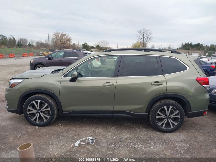 VIN JF2SKASC6KH492765 2019 SUBARU FORESTER LIMITED