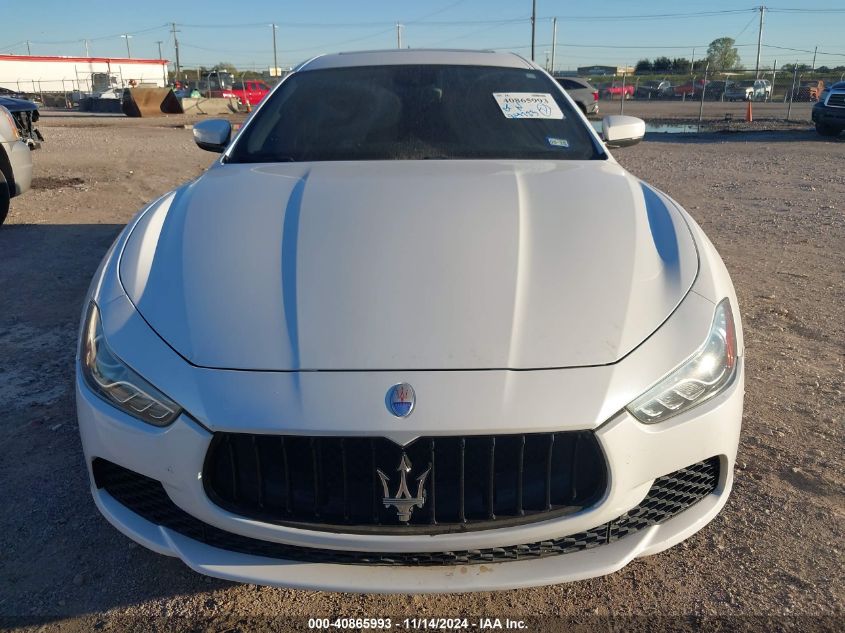 2017 Maserati Ghibli VIN: ZAM57XSA1H1206607 Lot: 40865993