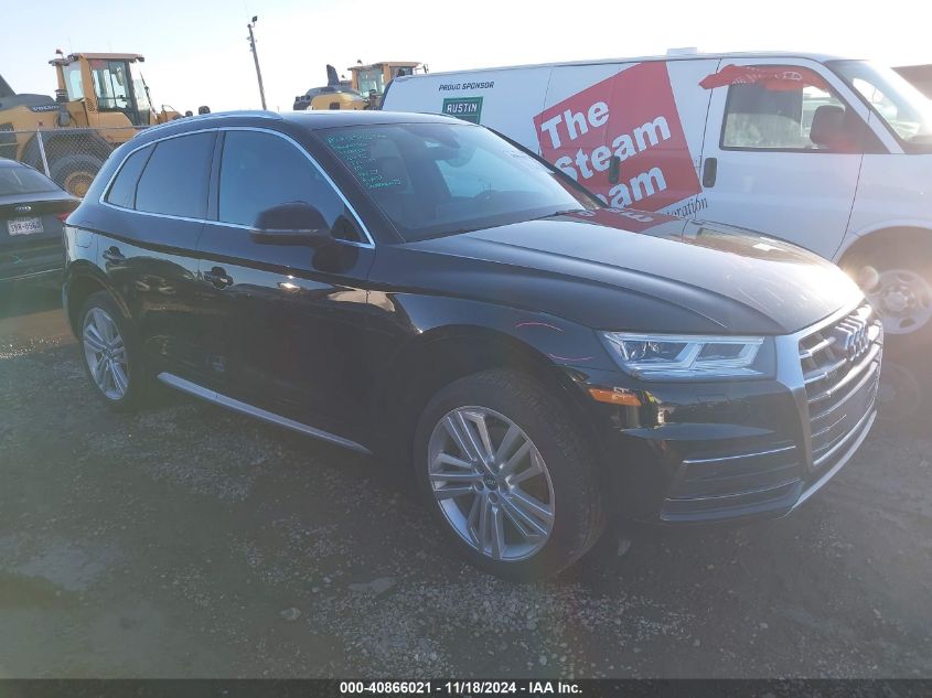 2018 Audi Q5 2.0T Premium VIN: WA1BNAFY7J2248002 Lot: 40866021