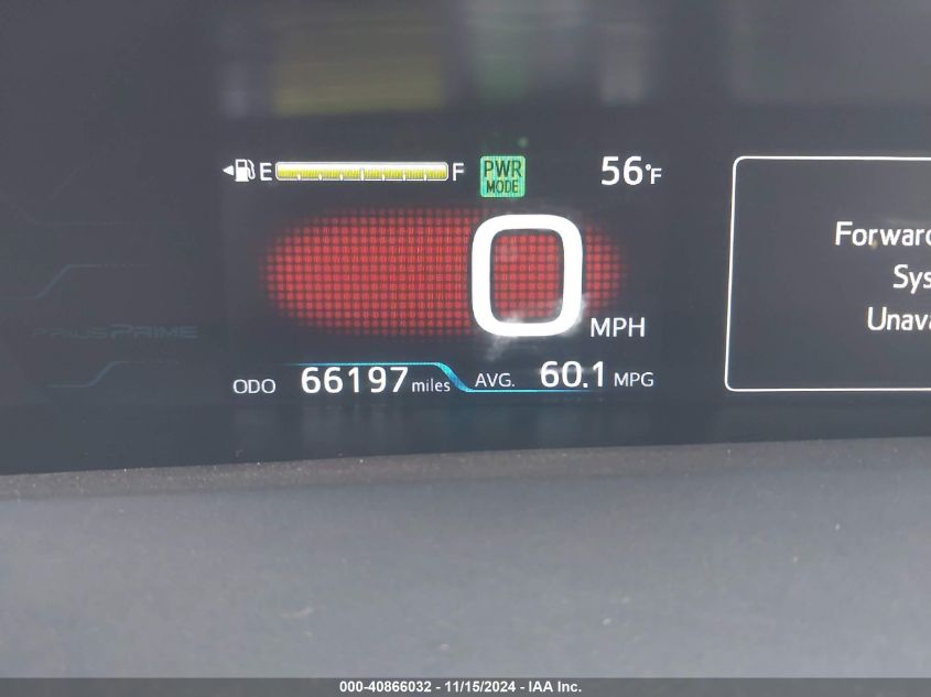 2019 TOYOTA PRIUS PRIME PLUS - JTDKARFP7K3116232