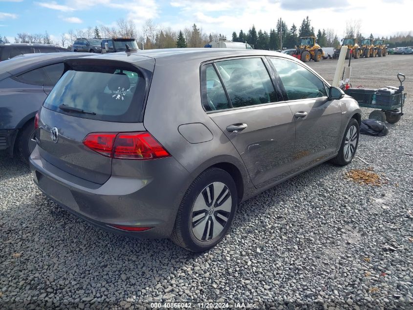 2016 Volkswagen E-Golf Sel Premium VIN: WVWPP7AU8GW917036 Lot: 40866042