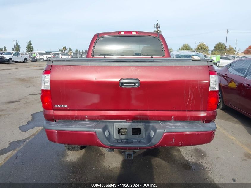 2005 Toyota Tundra Limited V8 VIN: 5TBDT481X5S486276 Lot: 40866049