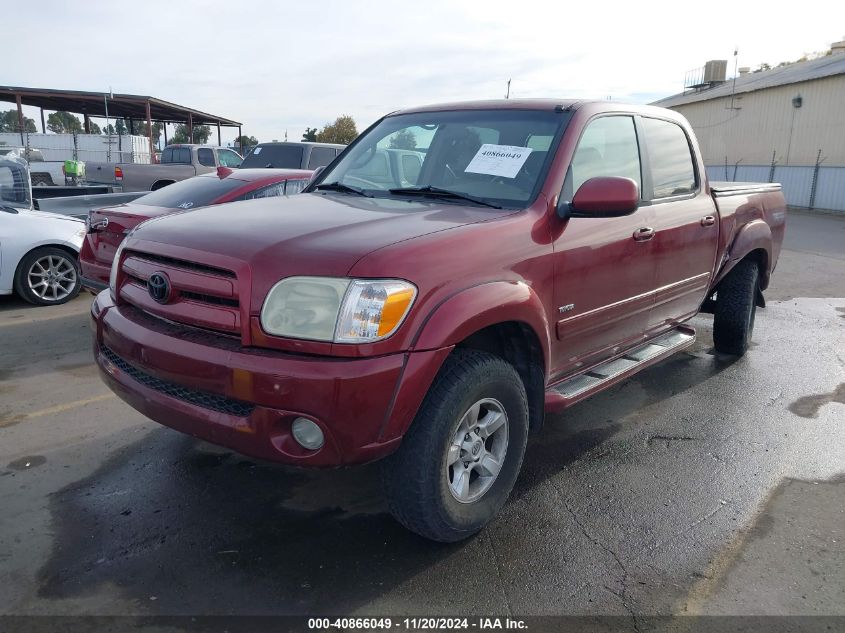 2005 Toyota Tundra Limited V8 VIN: 5TBDT481X5S486276 Lot: 40866049