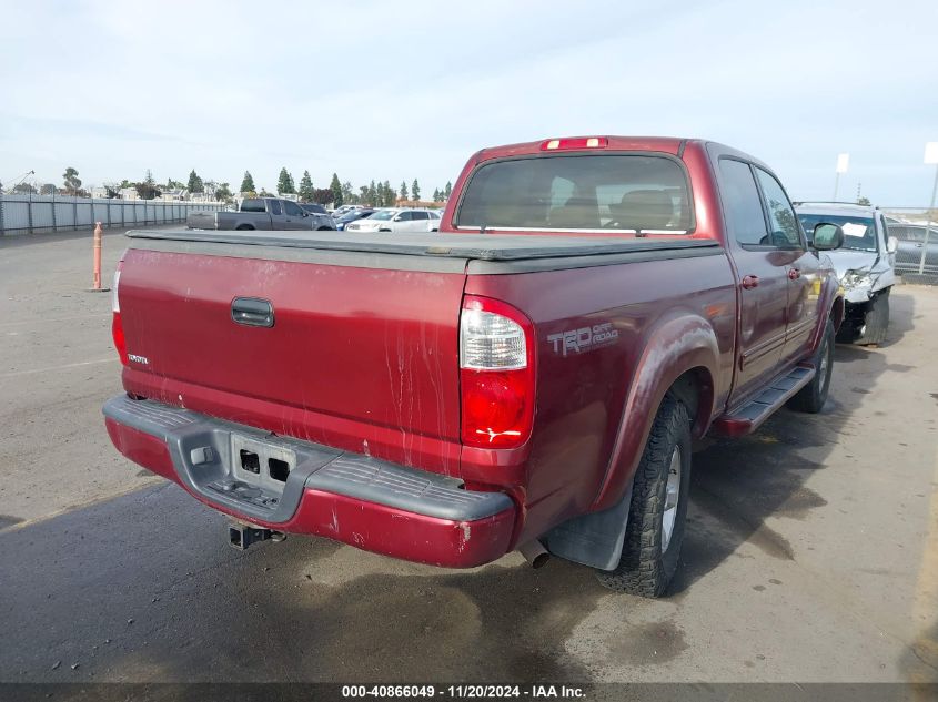 2005 Toyota Tundra Limited V8 VIN: 5TBDT481X5S486276 Lot: 40866049