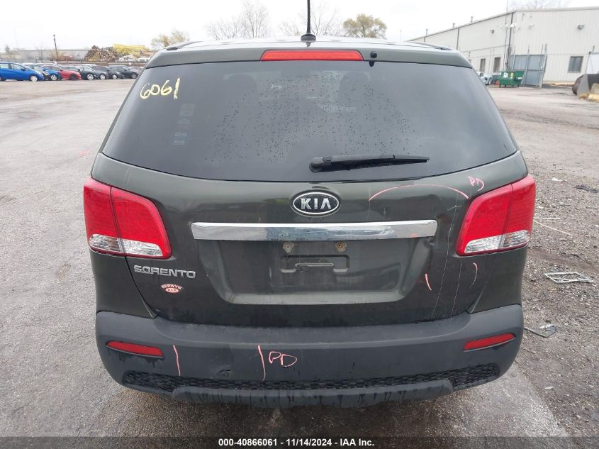 2013 Kia Sorento Lx VIN: 5XYKT3A14DG316123 Lot: 40866061